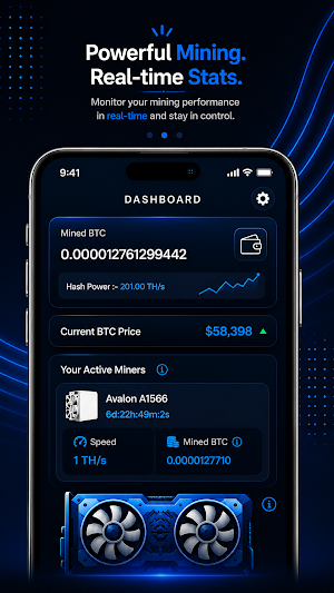 BitHash Miner : Mining Farms Screenshot 0