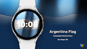 Argentina Flag Watch Face Screenshot 0