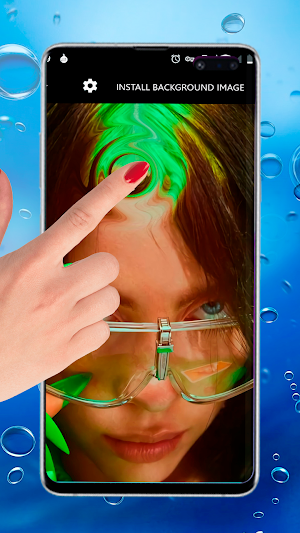 Billie Eilish Celebrity Cool Teen Live Wallpaper Screenshot 3