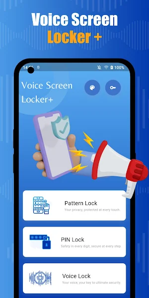 Voice Screen Locker+ Screenshot 0