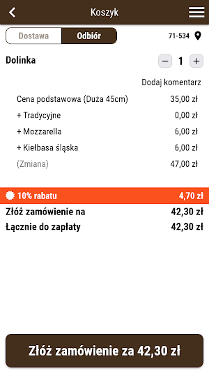 Pizzeria Stettin Screenshot 1