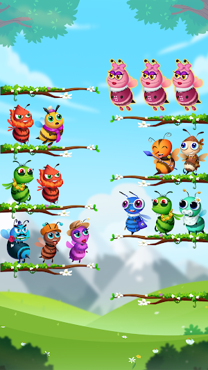 Bee Sort - Color Puzzle Game Screenshot 3