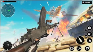 Great World War: WW2 Gun Simulation Game 2021 Screenshot 1