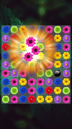 Flower Blossom Crush: Garden Puzzle Mania Match 3 Screenshot 0