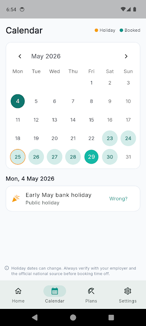 HolidayStack: PTO Optimizer Screenshot 1
