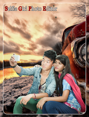 Selfie Girls Photo Editor Screenshot 3