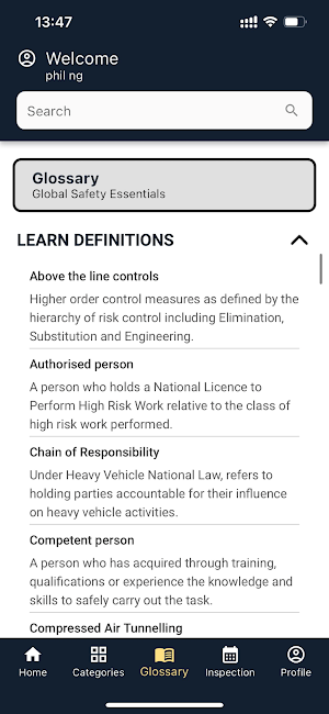 Global Safety Essentials Screenshot 3