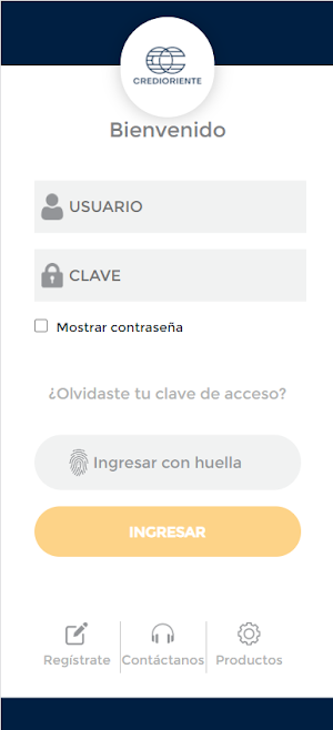 CREDIORIENTE Screenshot 0