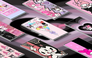 Kuromi and My Melody Wallpaper Screenshot 3