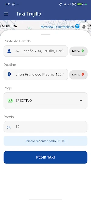 Taxi Trujillo Screenshot 1
