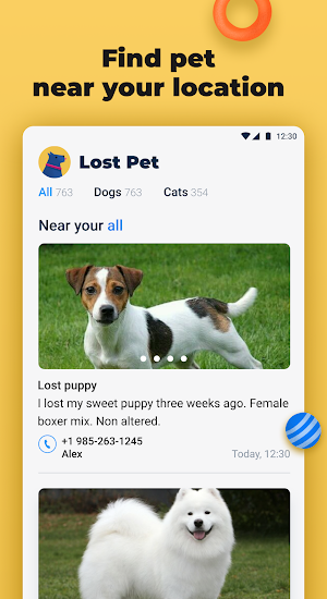 Lost Pet — find my lost pet Screenshot 1