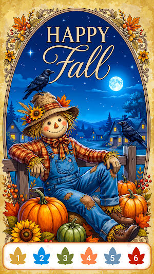 Autumn Season Color by Number Screenshot 0