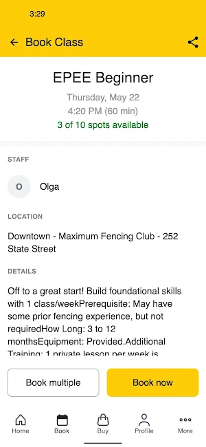 Maximum Fencing Club Screenshot 2