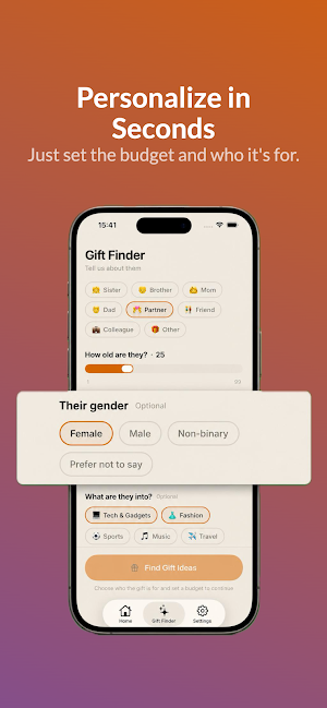 Gift Galaxy AI: Gift Ideas Screenshot 1