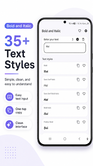 Bold & Italic Text Generator Screenshot 0