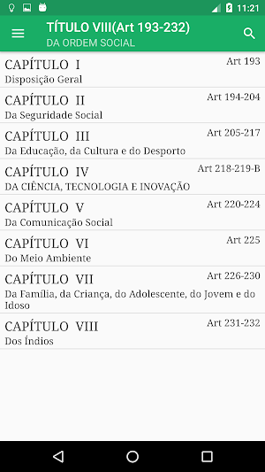 Constituição Federal Brasileira Screenshot 3