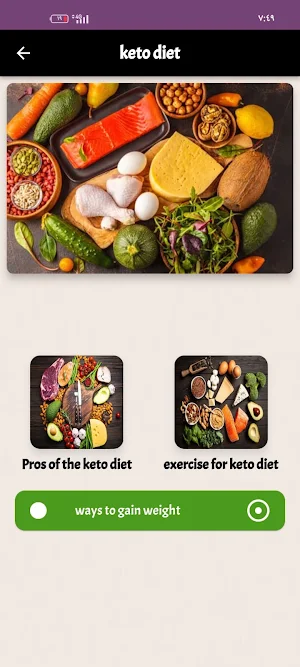 Keto diet Screenshot 1