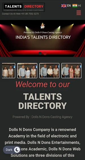 Talents Directory Screenshot 0