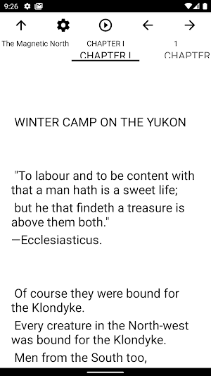 Book, The Magnetic North Screenshot 1