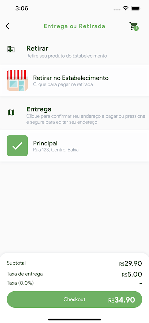 Demo - App Único Estabelecimento Screenshot 3