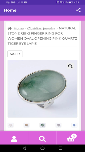 Magic Crystal Stone - Online Shop Screenshot 1