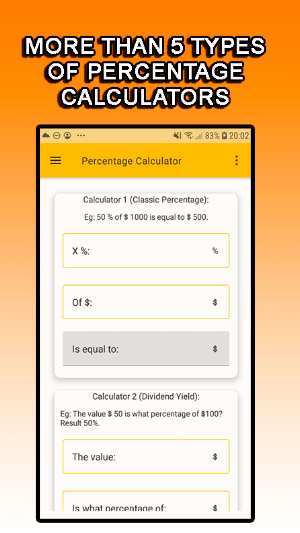 Percentage Calculator Screenshot 1