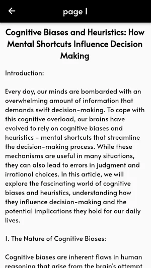 Psychology of Decision Making Screenshot 2