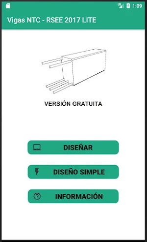 Diseño de vigas NTC - RSEE 2017 LITE Screenshot 0