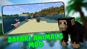 Safari Animals Mod For MCPE Screenshot 1