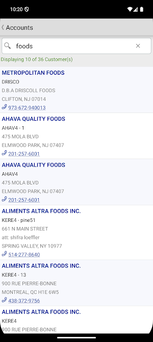Bertram Foods Screenshot 2