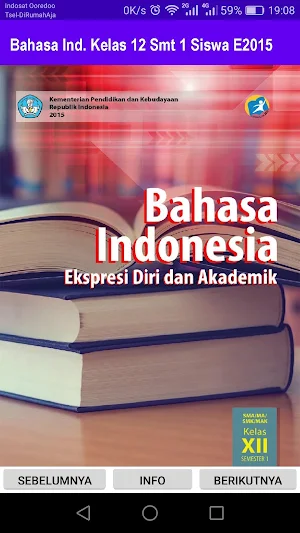 Bahasa Indonesia Kelas 10 Smt 1 Siswa E2015 Screenshot 0