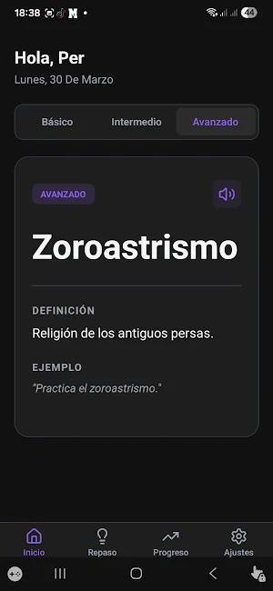 La palabra del día Screenshot 1