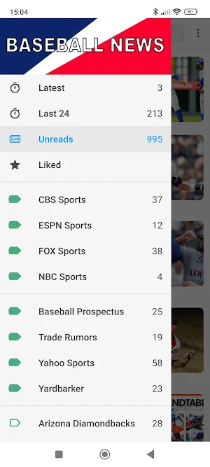 Baseball News Screenshot 1