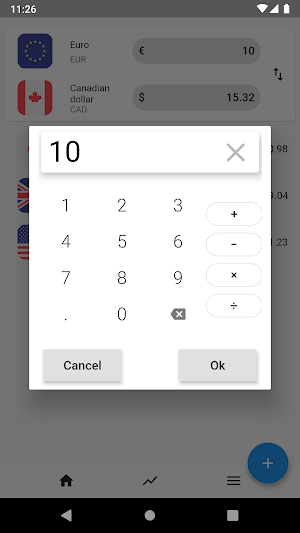 Infinite Currency Converter Screenshot 1