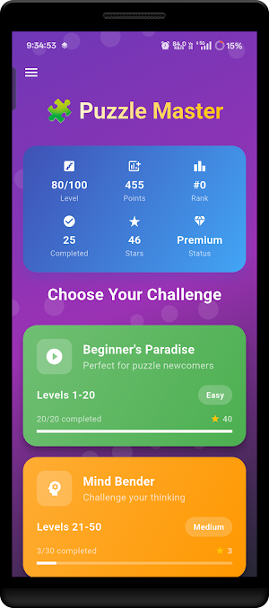 Puzzle Master: Brain Games Screenshot 0