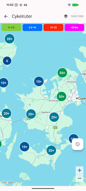 Cykelruter i Danmark Screenshot 2