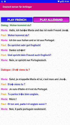 Learn German in French for Beginners Audio pdf Screenshot 2
