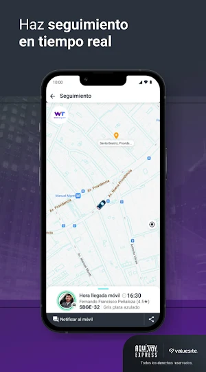 WeTransport Aquívoy Express Screenshot 2