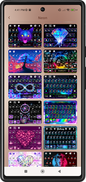 Color Glow Keyboard Screenshot 3