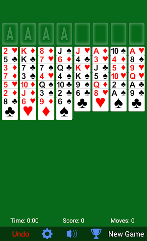 FreeCell Solitaire Screenshot 0