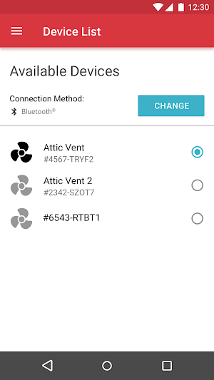 GAF Wi-Fi VENT Screenshot 2