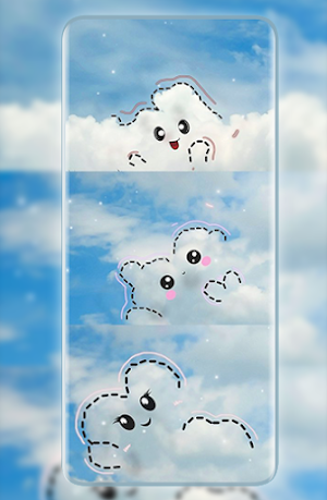 cute cloud walpaper Screenshot 2