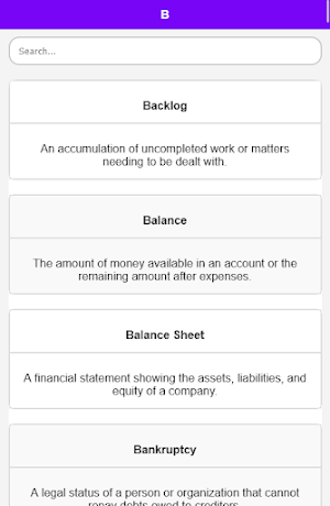 Administrative Dictionary Screenshot 2