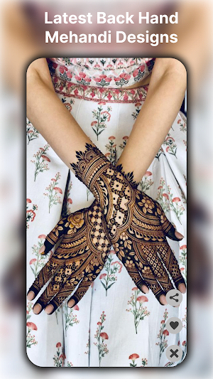 Simple Weeding Mehndi Design Screenshot 0