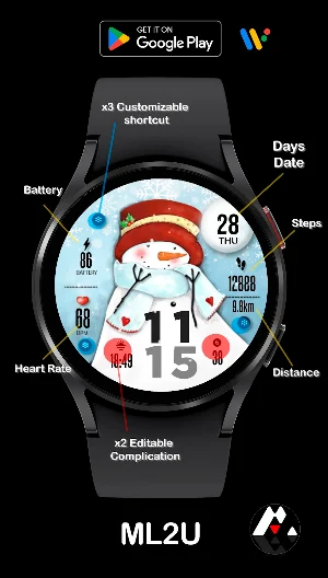 ML2U 141 Watch Face Screenshot 1