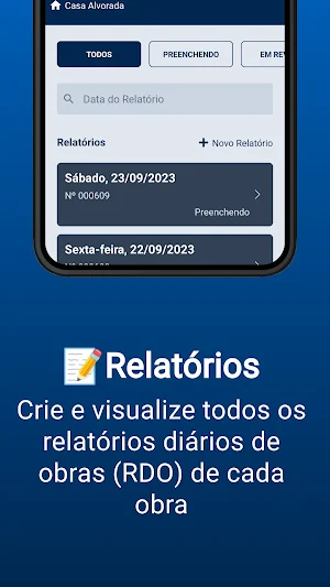 Diário de Obra - Obra na Mão Screenshot 1