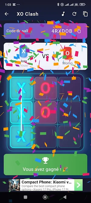 XO Clash: Tic Tac Toe Game Screenshot 2