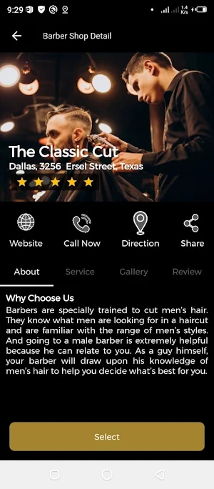 Barbershop App Screenshot 3