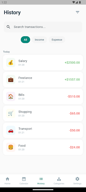 Waterfall: Simple Budgeting Screenshot 2