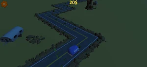 zigzag car runner Screenshot 1